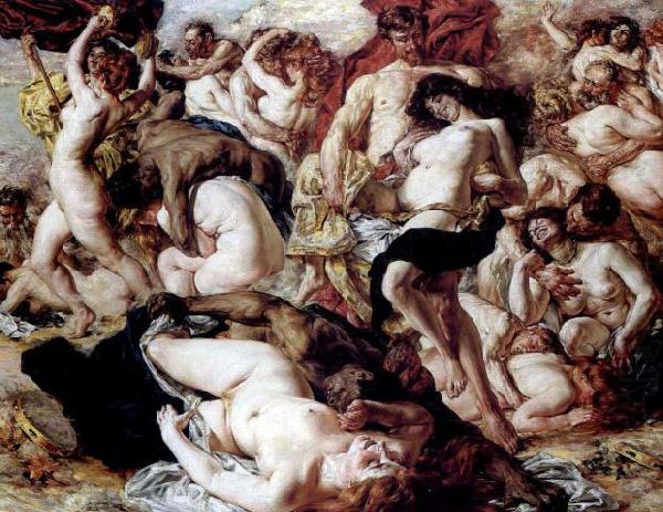 Auguste Leveque Bacchanalia china oil painting image